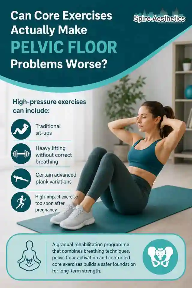 Can Strengthening Your Core Alone Actually Make Pelvic Floor Problems Worse Livingston?